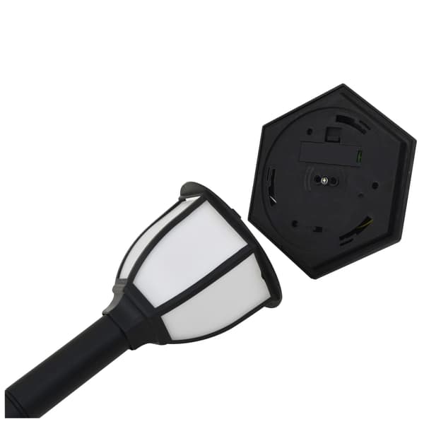 vidaXL solcelledrevne havelamper, 6 stk., LED, sort