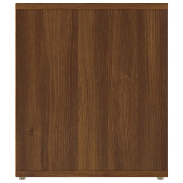 vidaXL TV-bord brunt egetræ 100x35x40 cm