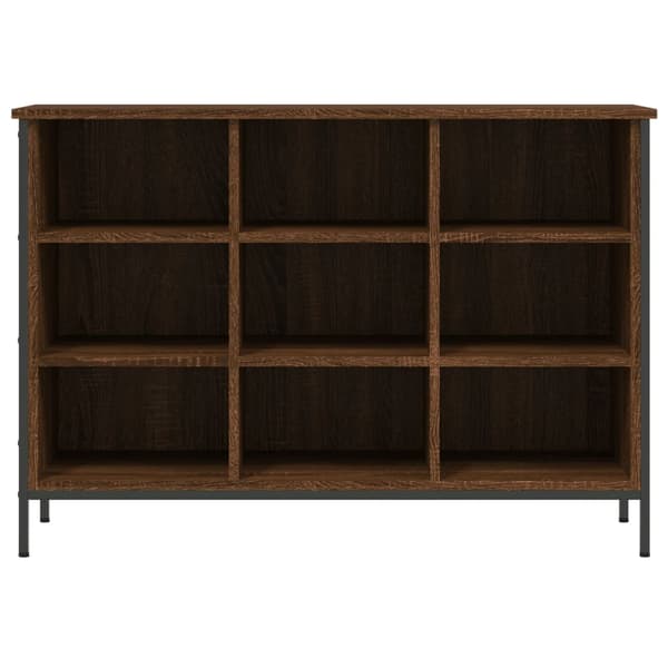 vidaXL skoskab brunt egetræ 100x35x70 cm