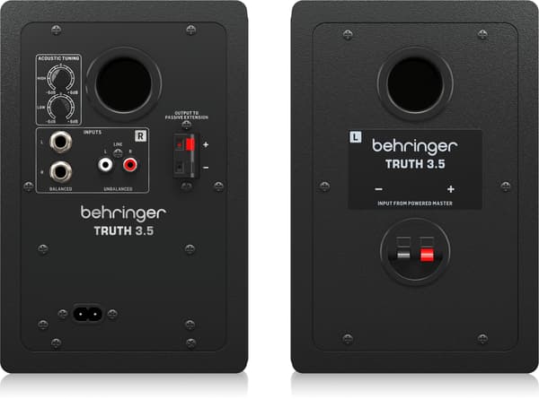 Behringer Truth 3.5 -pari, 3,5" aktiivistudiomonitorit