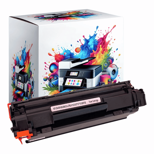 Toner til HP P1005 P1006 P1007 P1008 GP-HCB435A/CB436A/CE285A Sort printer