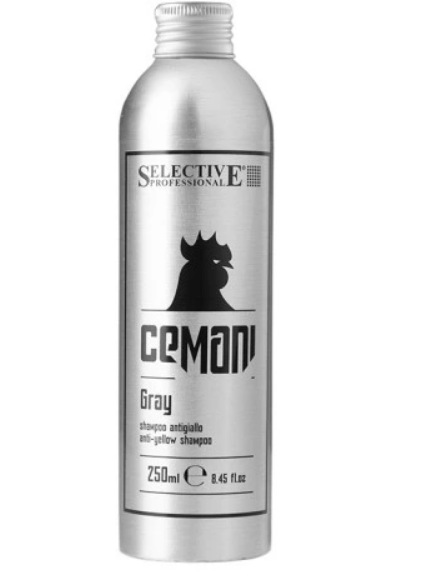 Selective Cemani Gray -keltaisuutta ehkäisevä shampoo 250 ml