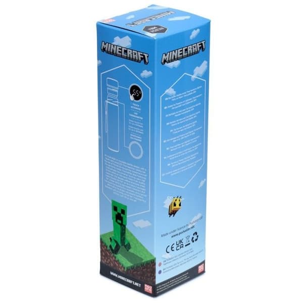 PKBOT183 Creeper Minec -termospullo lämpömittarilla