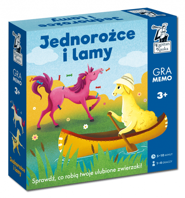 Mini-lamor och enhörningar. Kapten Science. Brädspel. EDGARD