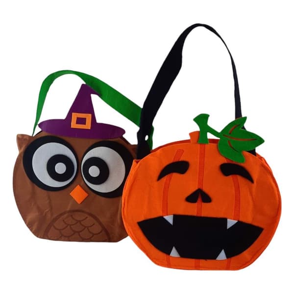 Halloween Pumpa Katt Godispåse 4 st.