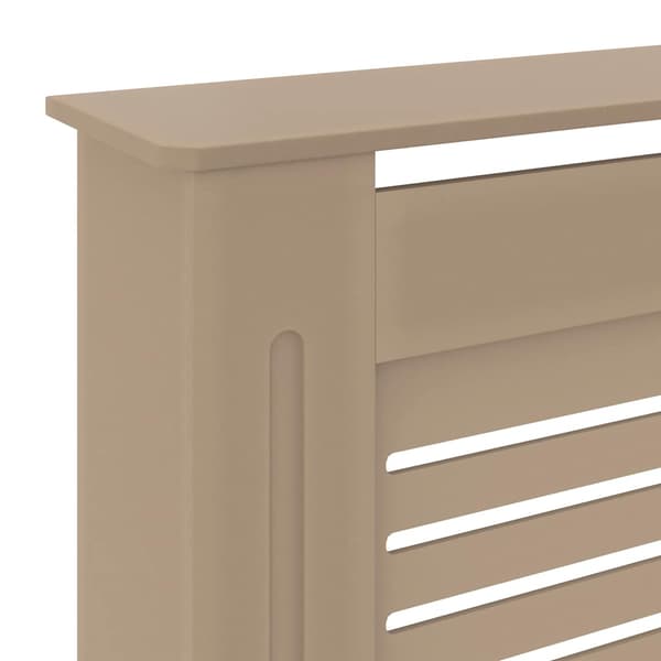 vidaXL Radiatorskydd, MDF, 205 cm