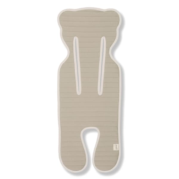 Svettdämpande, andningsbar bilbarnstol / barnvagnsdyna 2+ Beige