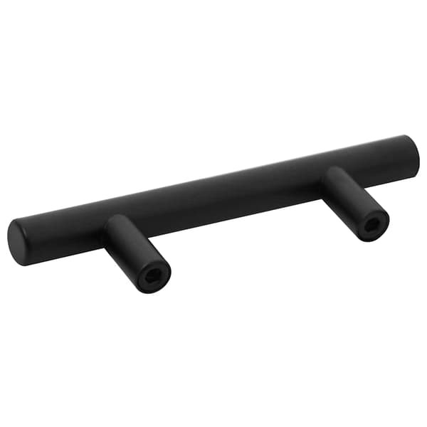 vidaXL skabsgreb 10 stk. sort 64 mm rustfrit stål