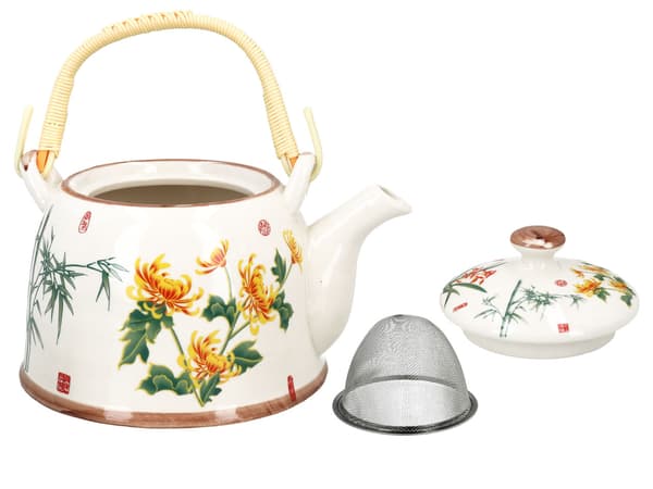 Keramisk elkedel med infuser