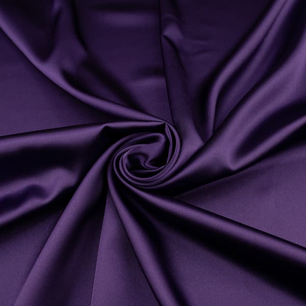 Satiinikangas lycralla, violetti väri