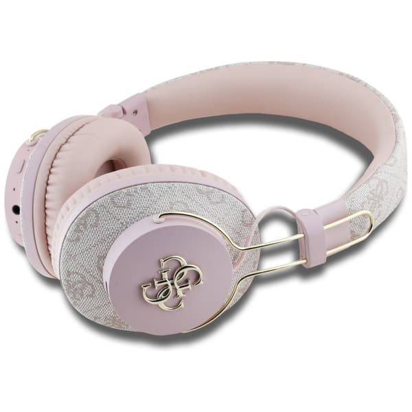 Guess Bluetooth ENC Metal 4G -kuulokkeet, pinkit