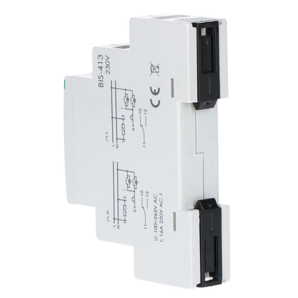 Bistabilt relæ med timer, til DIN-skinne BIS-413