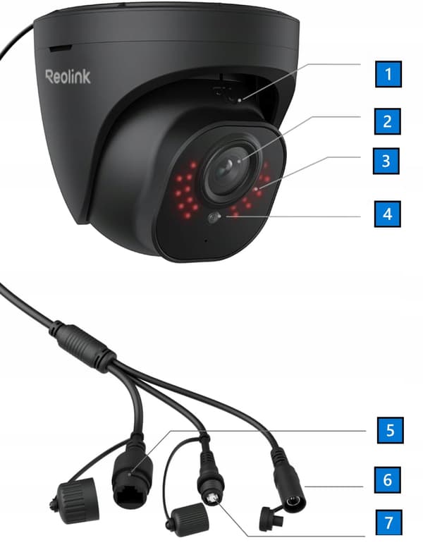 REOLINK RLC-520A POE DOME CAMERA SORT