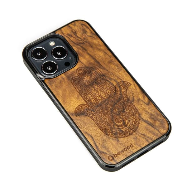 HAMSA IMBUIA Träfodral till iPhone 13 Pro