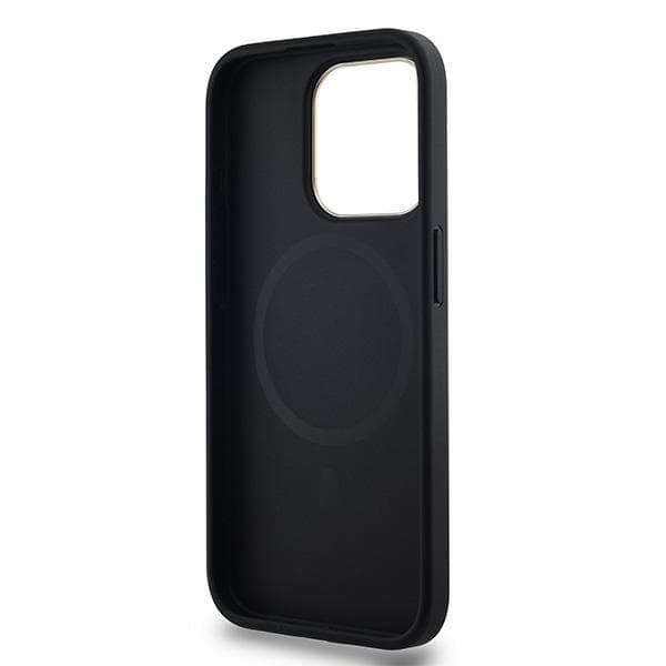 DKNY Ternet Mono Mønster MagSafe-cover til iPhone 15 Pro Max, Sort