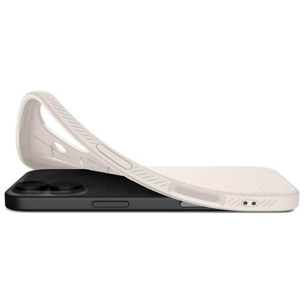 Spigen Liquid Air cover til iPhone 17 i titanium