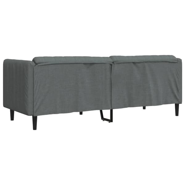 vidaXL 3-personers sofa mørkegrå stof