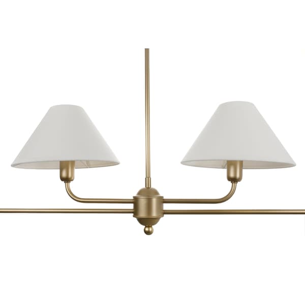 Klassisk guld HVID lampe - smal