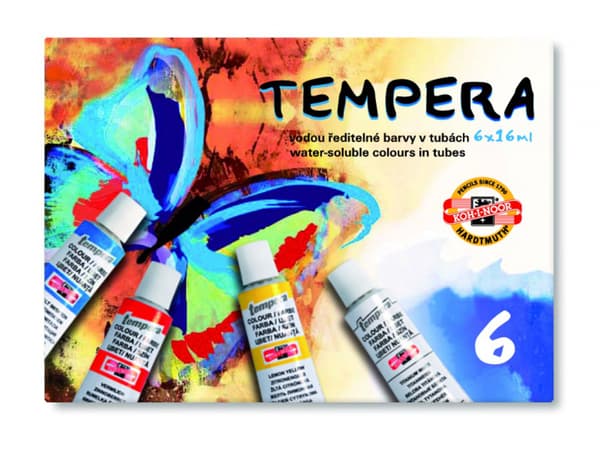 Temperamaling 162547 16 ml 6 farver 5129