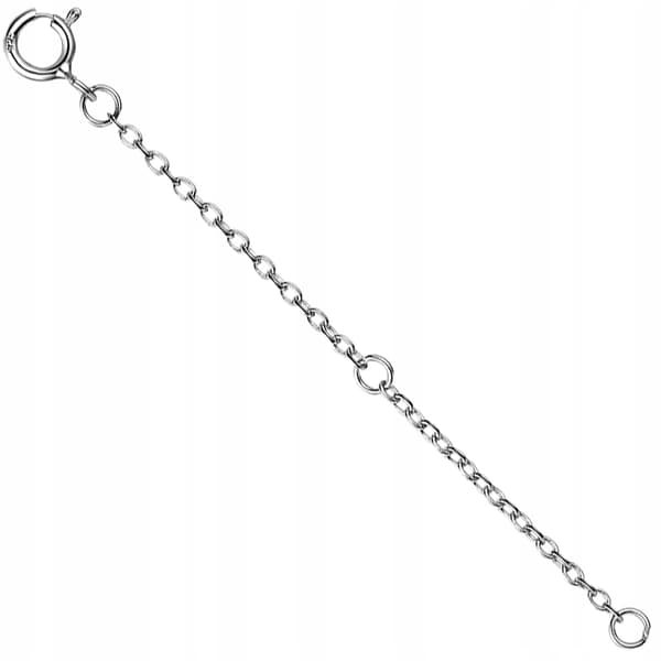 Silverarmbandskedjeförlängning 6cm universal silver pr 925