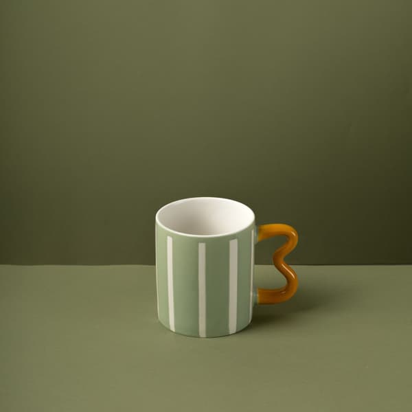 450 ml Jazz Lines mugg grön