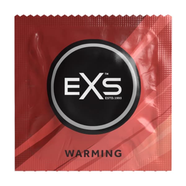 EXS Warming 144 st. värmekondomer, tunna, 54 mm
