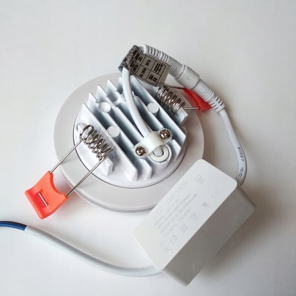 LED loftpanelarmatur til 230V 7W neutral hvid