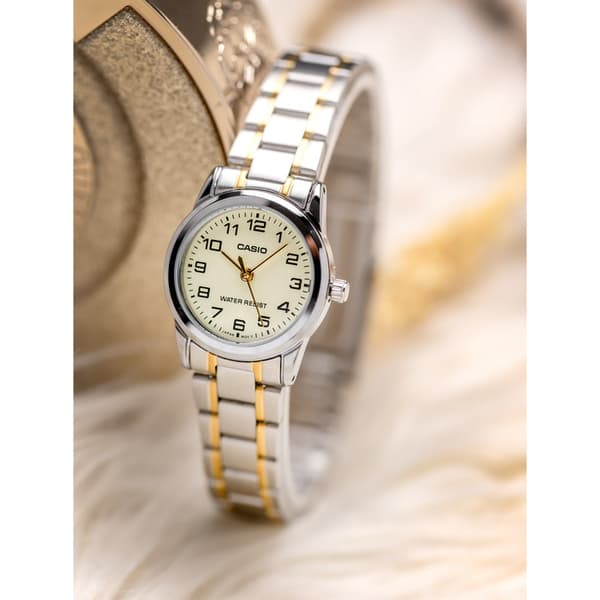 DAMKLOCKA CASIO LTP-V001SG-9B + LÅDA