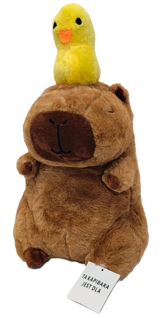 Plyslegetøj Capybara med and 30 cm