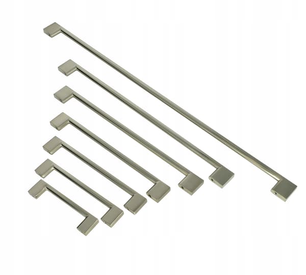 Loft køkkenmøbelgreb i rustfrit stål 128 mm klassisk elegant UA10 techno