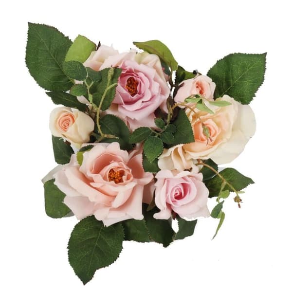 Romantisk krans med violette roser, diameter 20 cm