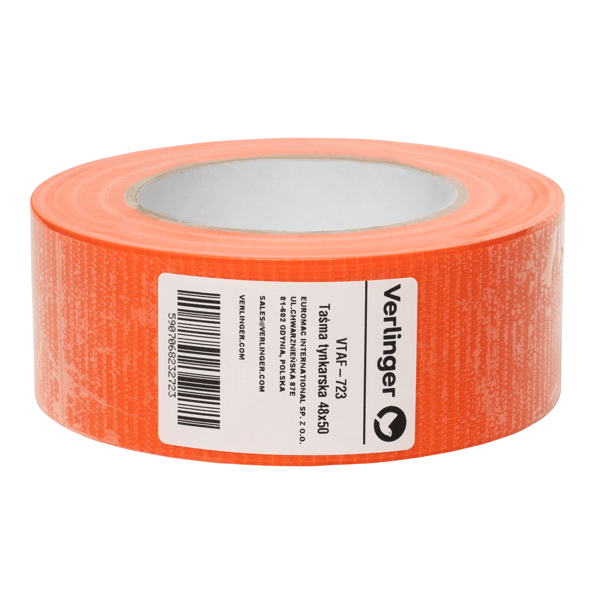 Orange pudstape STRONG VERLINGER 48 mm x 50 m
