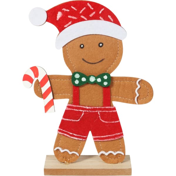 Julfiltfigur pepparkaksgubbe 20 cm