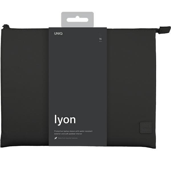 UNIQ Lyon vandtæt etui til bærbare computere op til 16", sort
