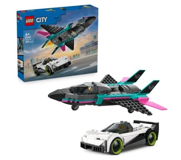 LEGO(R) CITY 60489 Jet vs. Bil