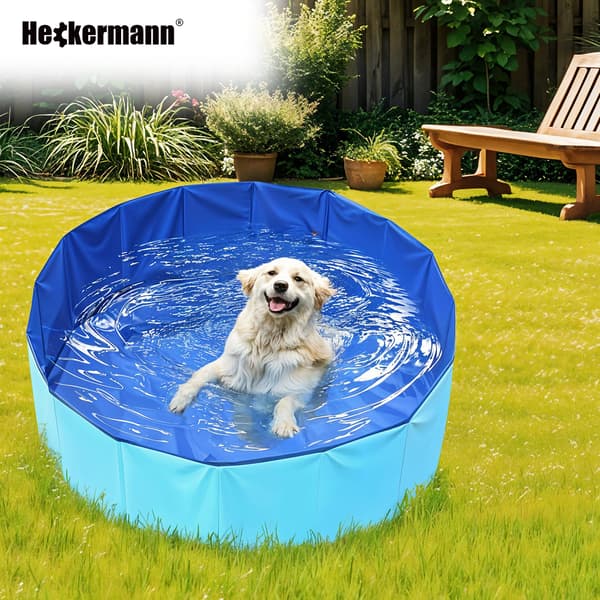 Sammenklappelig havepool til dyr Heckermann 160x30cm