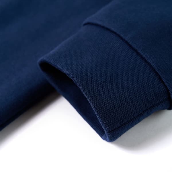 Barnklänning med sweatshirt, marinblå, 104