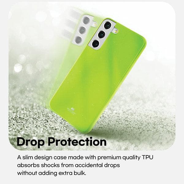Mercury Jelly-cover til iPhone 14 Pro Max, limegrøn