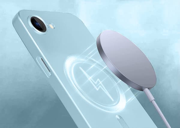 iPhone 17e/16e-skal, ColorMag, för MagSafe, blå + 9H härdat glas