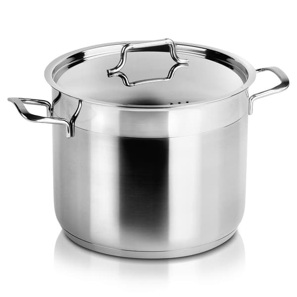 ROSTFRITT STÅLLOCK INDUKTIONSGASKOKNING 22 CM 6,5 L