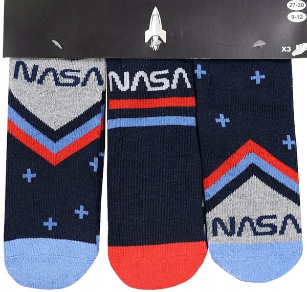 NASA ankelstrømper drenge 3-pak 27/30