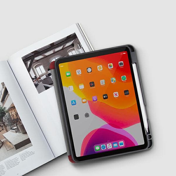 UNIQ Transforma-etui med stativ til iPad Air 10.9 (2020), grå