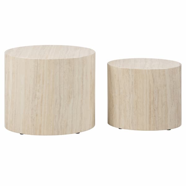 2 Mice-sohvapöytää, travertiinijäljitelmää