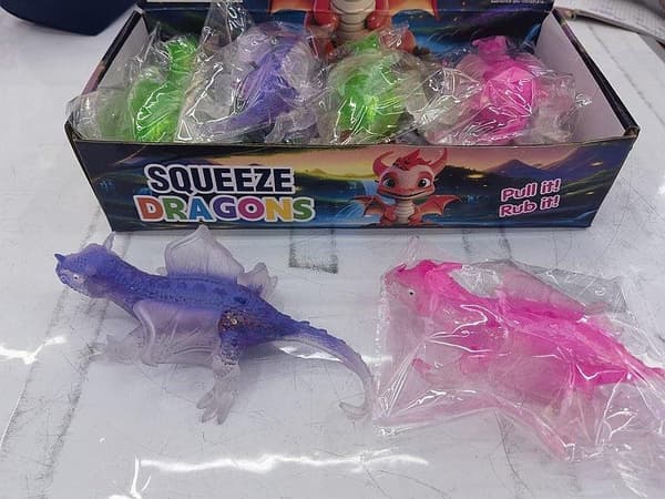 Ödla gel squishy MIX