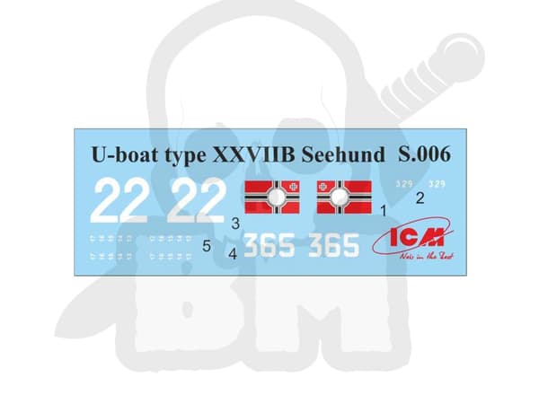 ICMS.006 U-båt Typ XXVIIB Seehund