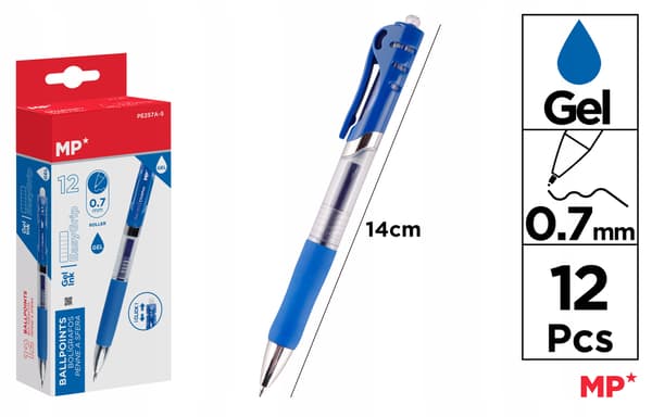 Gelpenna 0,7 mm MP Blå