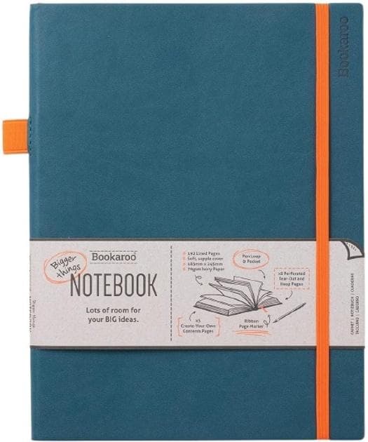 Bookaroo Notebook Journal Large - Hav