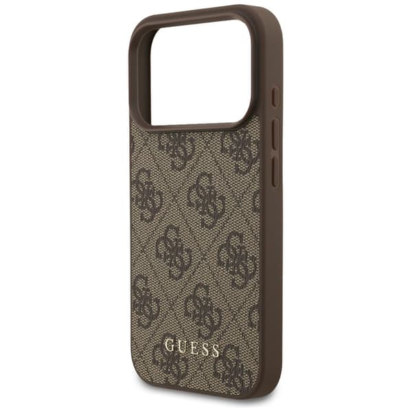 Guess 4G Classic-cover til iPhone 17 Pro, brunt