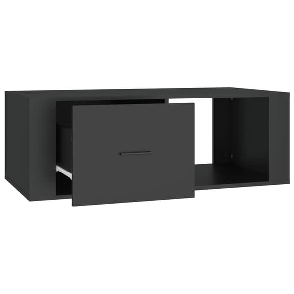 vidaXL sofabord, sort, 100x50,5x35 cm, træbaseret materiale