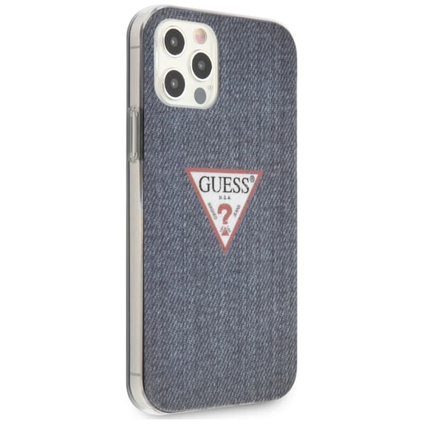 Guess Jeans Collection iPhone 12 Pro Max-skal, marinblå/mörkblå